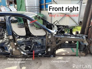 Jeep GRAND CHEROKEE V (WL) 2023 Kėbulo ketvirtis dešinė priekis