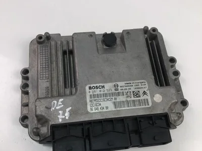Peugeot 9664843480; 0281012523 / 9664843480, 0281012523 207 (WA_, WC_) 2009 Unité de contrôle moteur - Image 1