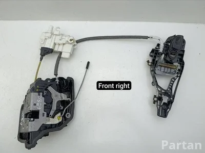 BMW 2581894, 258189401, 51212581894, 7325298, 7368450, 736845008, 19880810 7 (G11, G12) 2016 Durų užraktas dešinė priekis - Paveiksliukas 1