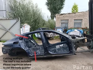 Porsche 971.803.244, 971.802.022 / 971803244, 971802022 PANAMERA (971) 2017 Kėbulo ketvirtis dešinysis galinis