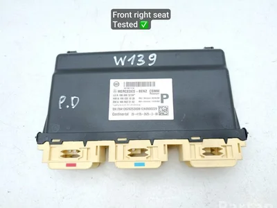 Mercedes-Benz A1669001204 GL-CLASS (X166) 2013 Unité de commande pour siège Right Front - Image 1