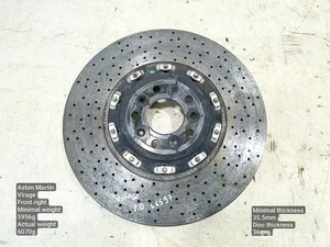 Aston Martin 8D33-1125-AD / 8D331125AD VIRAGE Volante 2012 Disque de frein Right Front
