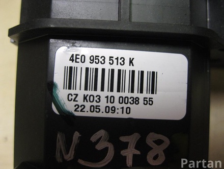 SEAT 4E0 953 513 K / 4E0953513K EXEO (3R2) 2010 Switch for turn signals, high and low beams, headlamp flasher