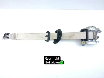 Mercedes-Benz 29686024008U14, 34293362A EQS SUV (X296) 2023 Saugos diržas dešinysis galinis - Paveiksliukas 1