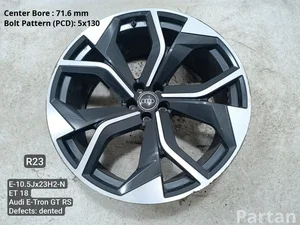 Audi 4M8601025BB, 4M8601025AG, 4M86010205AH, 4M8601025AF, 4M8601025AP E-TRON GT sedan (F83, F8P) 2024 Felgi aluminiowe R23 ET18 5X130 EJ 10.5