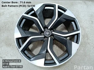 Audi 4M8601025AG, 4M8601025AH, 4M8601025AF, 4M8601025AP, 4M8601025BB E-TRON GT sedan (F83, F8P) 2024 Felgi aluminiowe R23 ET18 5X130 EJ 10.5