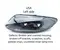Aston Martin KY63-13W030-CD, AST014, AM600, 00915, 38670/2/4 / KY6313W030CD, AST014, AM600, 00915, 3867024 Vantage Coupe 2019 Headlight Left USA - Image 1