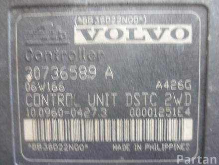 VOLVO 30736589 A, 30736588 / 30736589A, 30736588 C30 2007 Valdymo blokas ABS hidraulika