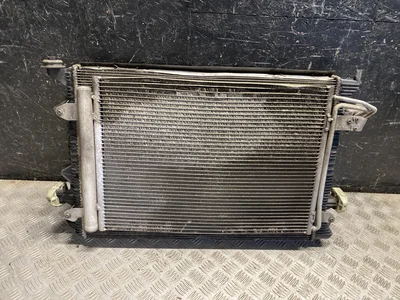 Volkswagen 5K0121251S, 5K0121251Q, 1K0820411AH, 1K0959455FB CADDY IV Box (SAA, SAH) 2018 Radiateur complect Refroidisseur d'air comprimé intermédiaire Ventilateur de radiateur Condenseur - Image 1