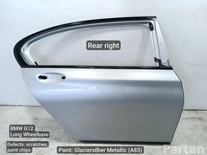 BMW 7 (G11, G12) 2016 Drzwi z tyłu po prawej