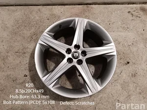 Jaguar 9W8M-1007-AB, AW8M-1007-DB, 4H231A159CE / 9W8M1007AB, AW8M1007DB, 4H231A159CE XK coupe (X150) 2013 Felgi aluminiowe 5x108 R20 EJ 8.5 ET49
