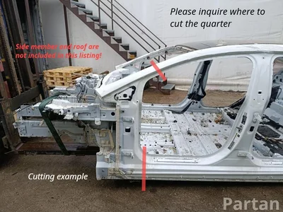 Mercedes-Benz A2976372700, A2976226700, A2976220300, A2976223100, A2976223300 EQS (V297) 2022 Karosserie viertel vorne links - Bild 1