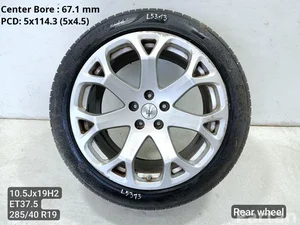 Maserati 231475, 231477, 228795 GRAN TURISMO 2008 Jantes en alliage R19 ET37.5 EJ 10.5 5x114.3