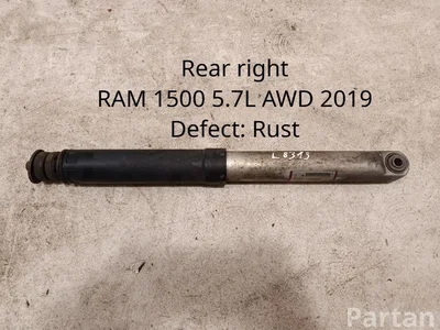 Gebrauchtes Original RAM 68262591AC, 1A100078A, 00513920 1500 Crew Cab Pickup (DT) 2019 Stoßdämpfer hinten rechts - Bild 1