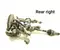 Jaguar 9W83-4K138-CE, FW932K327AB, 8W83-5K742-AE / 9W834K138CE, FW932K327AB, 8W835K742AE XJ (X351) 2016 Zestaw zawieszenia tylnego prawa strona - Obraz 1