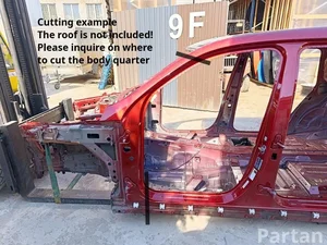 Mercedes-Benz A16776371301, A1678803500, A1676269300 GLS (X167) 2021 Kėbulo ketvirtis kairė priekis