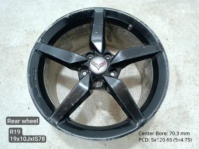 Chevrolet 20986438 CORVETTE (C7) 2015 Aliuminio ratlankiai R19 EJ 10 5x120.65 ET78 - Paveiksliukas 1