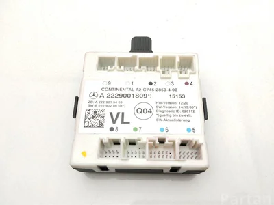 Mercedes-Benz A2229001809 S-CLASS (W222, V222, X222) 2015 Unité de commande pour porte Left Front - Image 1