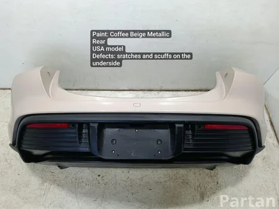 Porsche 9J0807421A, 9J0807421B, 9J1807983F, 9J1962253B, 9J1971104H Taycan 2021 Stoßfänger hinten - Bild 1