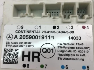 Mercedes-Benz A2059001911 C-CLASS (W205) 2015 unidad de control - Imagen 1