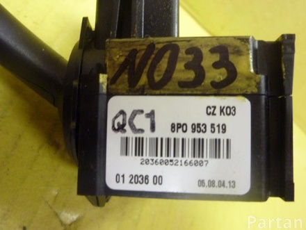 AUDI 8P0 953 519 / 8P0953519 A3 (8P1) 2007 Switch for wipers/wash-wipe operation