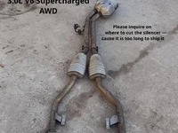 Audi 4M0253411H, 4M0253211N, 4M0119B, 4M0118B, 4M0253611N, 4M0120G, / 4M0253411H, 4M0253211N, 4M0119B, 4M0118B, 4M0253611N, 4M0120G Q7 (4M) 2017 Silencieux