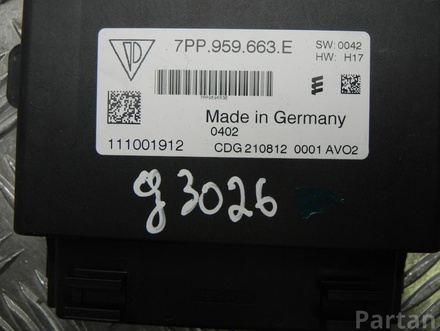 VW 7PP 959 663 E / 7PP959663E TOUAREG (7P5) 2013 Voltage stabiliser