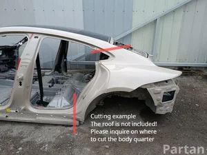 Porsche Taycan 2021 Karosserie viertel hinten links