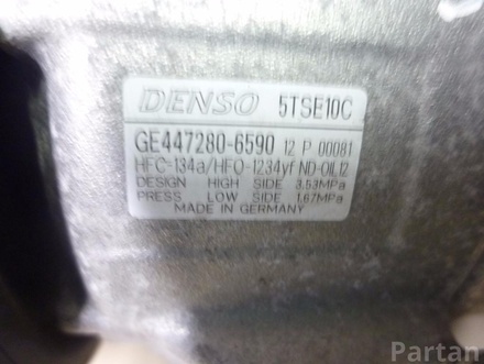 TOYOTA 447280-6590 / 4472806590 AURIS (_E15_) 2012 Compressor, air conditioning