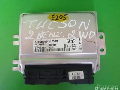 Hyundai 5WY1A15B , 3917-23300 , 39181-23270 / 5WY1A15B, 391723300, 3918123270 TUCSON (JM) 2007 Unité de contrôle moteur - Image 1