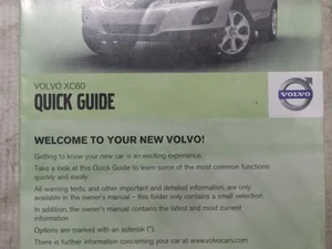 Volvo XC60 2010 Carnet d'entretien