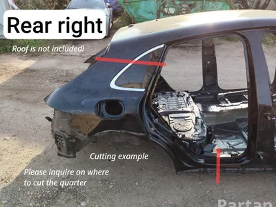 Porsche MACAN (95B) 2015 Quart de corps Right Rear - Image 1