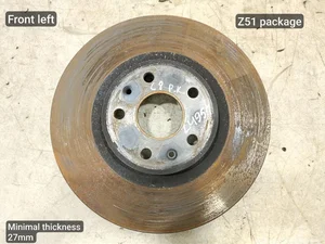 Chevrolet Corvette (C8) 2021 Disque de frein Left Front