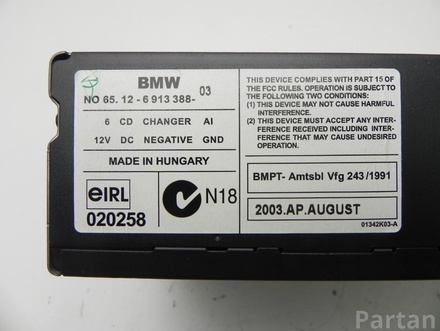 BMW 6 913 388 / 6913388 X5 (E53) 2005 CD changer