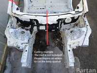 Mercedes-Benz A2976227200, A2976203200, A2976223400, A2976221600, A2976223200 EQS (V297) 2022 Karosserie viertel vorne rechts