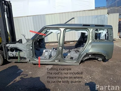 Land Rover L8B2-16A217-AB, L8B2-27847-AB, L8B2-101N01-AD / L8B216A217AB, L8B227847AB, L8B2101N01AD Defender Station Wagon (L663) 2022 Karosserie viertel vorne links - Bild 1