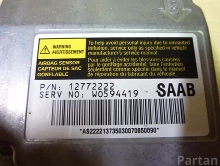 SAAB 12772222 9-5 (YS3E) 2006 Air bag control module