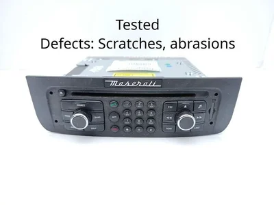 Maserati N145BT, RX2N145BT, 4983-N145BT, 554551010100, RX2N145BT, 503550442312 / N145BT, RX2N145BT, 4983N145BT, 554551010100, RX2N145BT, 503550442312 GRAN TURISMO 2012 Radio / CD - Image 1