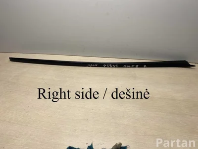 Volkswagen 5H0854328A Golf VIII (CD1) 2021 Durų stiklo sandariklis dešinė priekis - Paveiksliukas 1