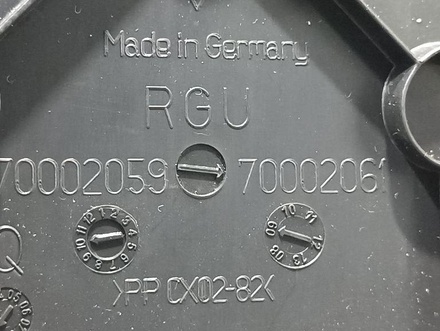 PORSCHE 70002059, 70002061, 70002075 PANAMERA (970) 2010 Sėdynės atlošo galinė apdaila su kišene dešinė pusė