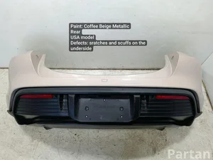 Porsche 9J0807421A, 9J0807421B, 9J1807983F, 9J1962253B, 9J1971104H Taycan 2021 Stoßfänger hinten