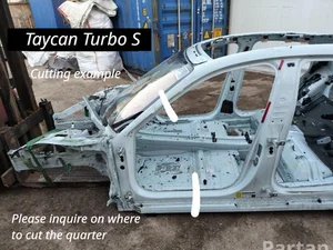 Porsche Taycan 2021 Quart de corps Left Front
