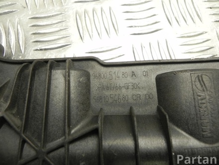 PEUGEOT 9680051480A 207 CC (WD_) 2009 Intake air duct