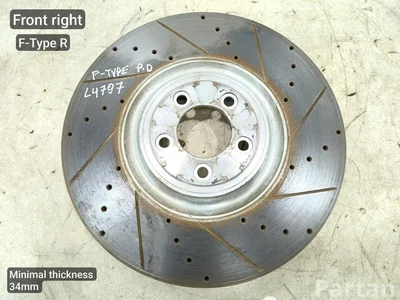 Jaguar 631-20026R / 63120026R F-TYPE Coupe (X152) 2016 Disco de freno Right Front - Imagen 1