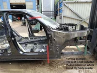 BMW 7468740, 7468740-04, 7451988, 7451988-04, 7451990, 7451990 / 7468740, 746874004, 7451988, 745198804, 7451990, 7451990 X5 (G05) 2020 Kėbulo ketvirtis dešinė priekis