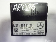 MERCEDES-BENZ A 211 820 91 26 / A2118209126 KLASA S (W220) 2001 Sterownik do zabezpieczenia przed kradzieżą i kontroli nachylenia