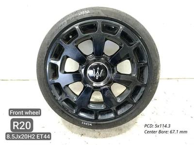 Maserati 670011857 QUATTROPORTE VI 2014 Llantas de aleación R20 ET44 EJ 8.5 5x114.3 - Imagen 1