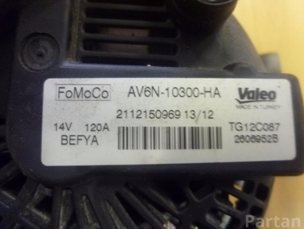 FORD AV6N-10300-HA / AV6N10300HA C-MAX II (DXA/CB7, DXA/CEU) 2011 Alternator