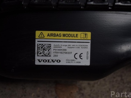 VOLVO 31404289 V40 Hatchback 2014 Airbag pedestrian protection