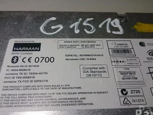 BMW 9257153 5 Gran Turismo (F07) 2012 Unité de contrôle 'Bluetooth'